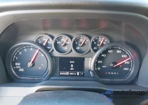 2025 Chevrolet Silverado 1500 4Wd Short Bed Custom Trail Boss z USA, uszkodzony, nr VIN 3GCUKCEDXSG107094